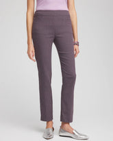 Chico's Brigitte Geo Slim Ankle Pants SWEET BERRY