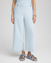 Chico's Crepe Wide-Leg Culotte Pants CRYSTAL SPRINGS