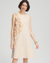 Chico's Appliqué Ponte Knit Dress ENGLISH CREAM