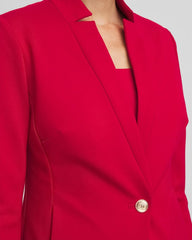 Chico's Ponte Blazer RED ALLURE