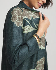 Chico's Travelers™ Collection Artisanal Crushed Reversible Jacket DARKEST SPRUCE