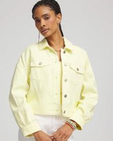 Chico's Relaxed-Fit Denim Jacket BRIGHT YELLOW