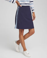Chico's Zenergy® UPF Piped Skort PASSPORT BLUE