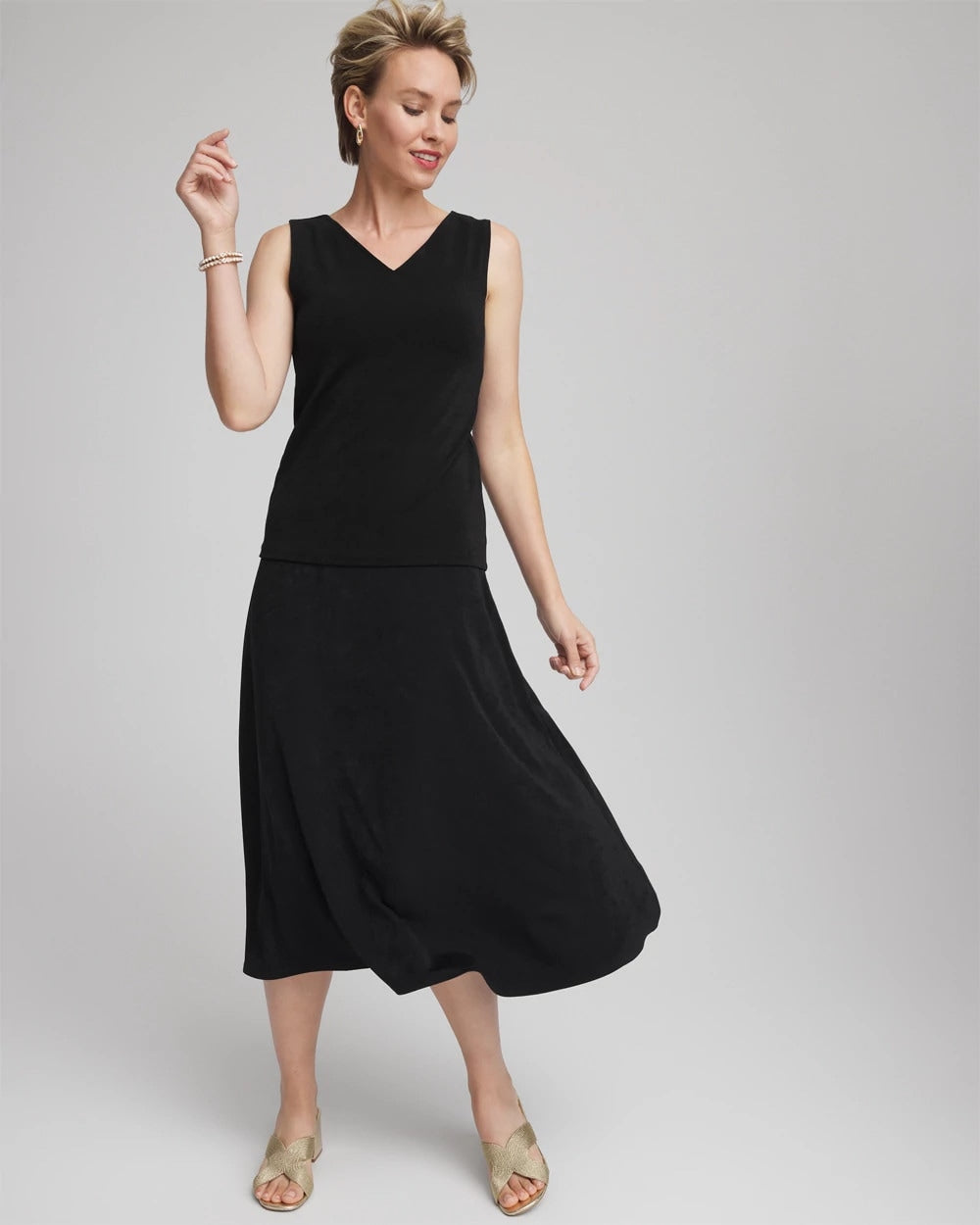Chico's Travelers™ So Slimming Skirt TRAVELERS BLACK
