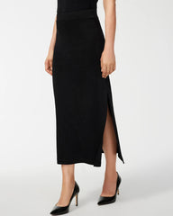 Chico's Travelers™ Side-Slit Maxi Skirt TRAVELERS BLACK