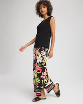 Chico's Travelers™ Tropical-Lily Midi Skirt