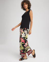 Chico's Travelers™ Tropical-Lily Midi Skirt
