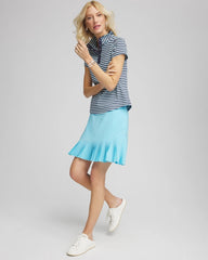 Chico's Zenergy® UPF Pleated Skort PARADISO BLUE