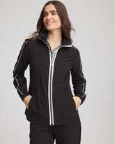 Chico's Zenergy® UPF Contrast Jacket BLACK