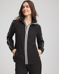 Chico's Zenergy® UPF Contrast Jacket BLACK