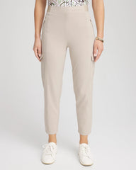 Chico's Zenergy® UPF Cargo Cropped Pants TIBET TAUPE