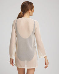 Chico's Gottex Plantopia Cover Up NEUTRAL