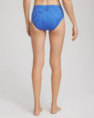 Chico's Gottex Skyfall Mid-Rise Bottom LIGHT BLUE