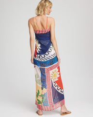 Chico's Gottex Positano Pareo MULTI PRINT