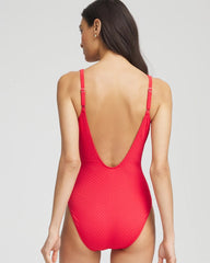 Chico's Gottex Saint-Tropez One Piece RED