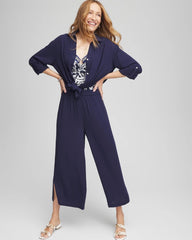 Chico's Chico's Beach Swimsuit Cover-Up Set PASSPORT BLUE