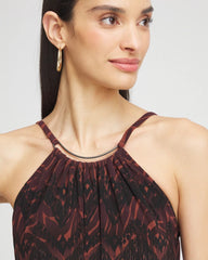 Chico's Magicsuit® Goldie Zabra Romper MULTI BROWN