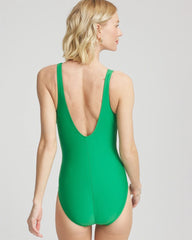Chico's Magicsuit® Solid Esti One-Piece Swimsuit GREEN