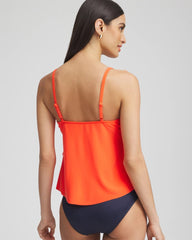 Chico's Magicsuit® Solid Rita Tankini ORANGE