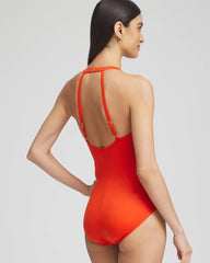Chico's Miraclesuit® Wrapsody One Piece Swimsuit ORANGE