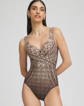 Chico's Miraclesuit® Cappadocia One Piece Swimsuit BLACK/MULTI