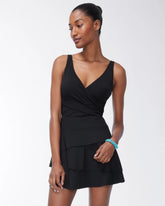 Chico's Gottex Swim Coverup Skirt BLACK