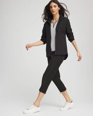 Chico's Zenergy® UPF Zip Front Jacket BLACK
