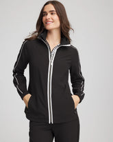 Chico's Zenergy® UPF Contrast Jacket BLACK