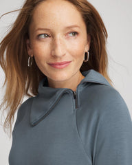 Chico's Zenergy® Soft Popover Top STORMY WEATHER