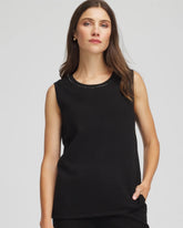 Chico's Zenergy® Luxe Diamante Tank BLACK