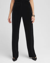 Chico's Travelers™ Velvet No Tummy Pants TRAVELERS BLACK