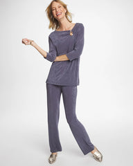 Chico's Travelers™ No Tummy Pants SOFT SLATE