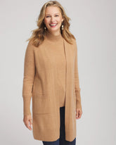 Chico's Cashmere Duster Cardigan CAMEL