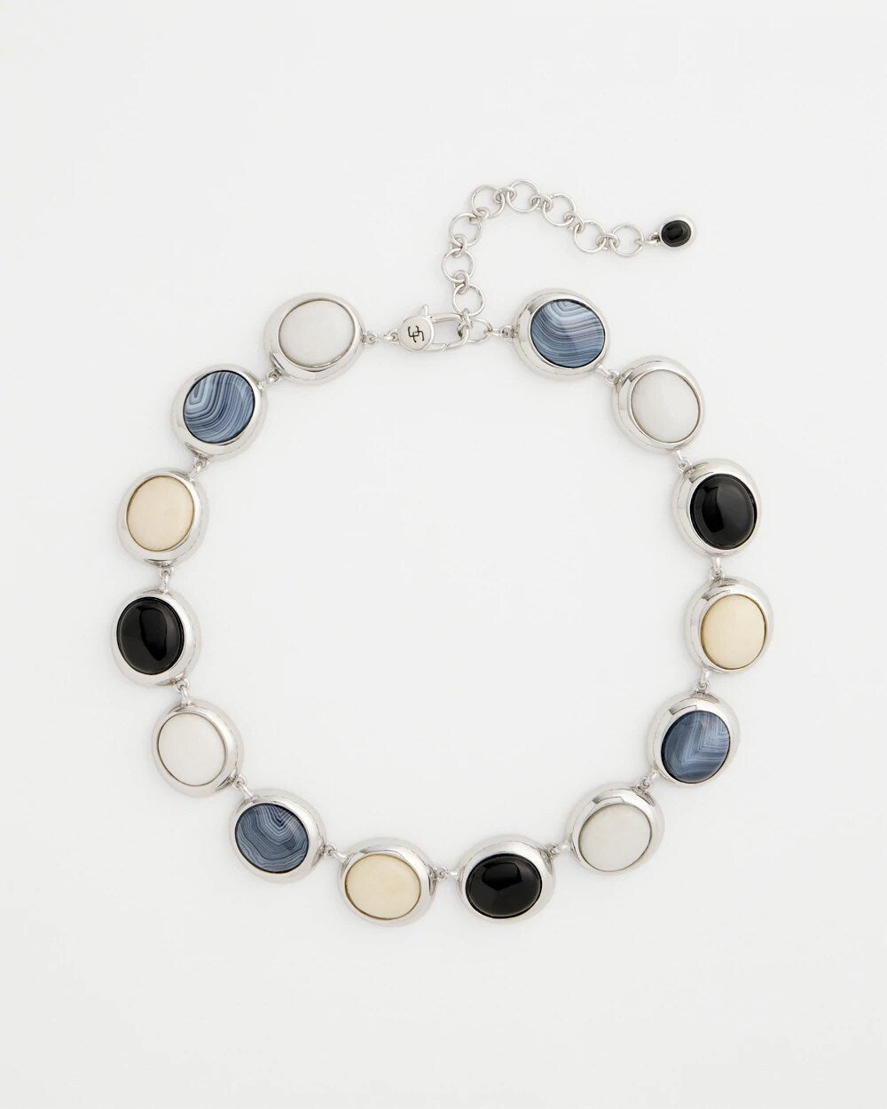Chico's Short Polka Dot Collar NEUTRAL