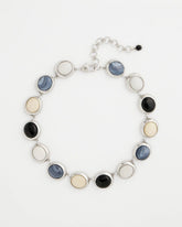 Chico's Short Polka Dot Collar NEUTRAL