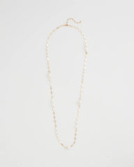 Chico's Pearl and Link Necklace PEARL