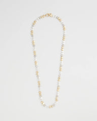 Chico's Mixed Metal Long Single Strand Necklace MIXED METALS
