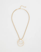 Chico's Pearl and Gold Pendant PEARL
