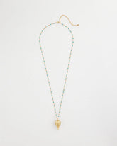 Chico's Lantern Pendant Necklace TURQUOISE