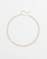 Chico's Goldtone Tennis Necklace GOLD
