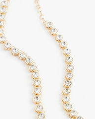 Chico's Goldtone Tennis Necklace GOLD