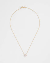 Chico's Gold Tone Drop Stone Necklace GOLD
