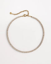 Chico's Vintage Tennis Necklace GOLD