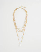Chico's Convertible Pearl Multistrand Necklace PEARL