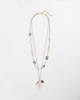 Chico's Chico's Originals White Jade Ocean Necklace SILVER