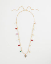 Chico's Adjustable Charm Necklace MULTI