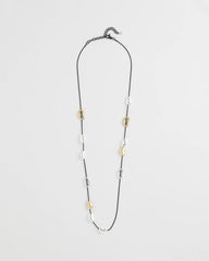 Chico's Mixed-Metal Charm Necklace MIXED METALS