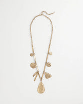 Chico's Ash Gold Collection Charm Necklace GOLD