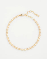 Chico's Golden Bamboo Collar Necklace GOLD