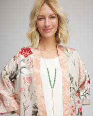 Chico's Convertible Beaded Lariat Y-Necklace GREEN